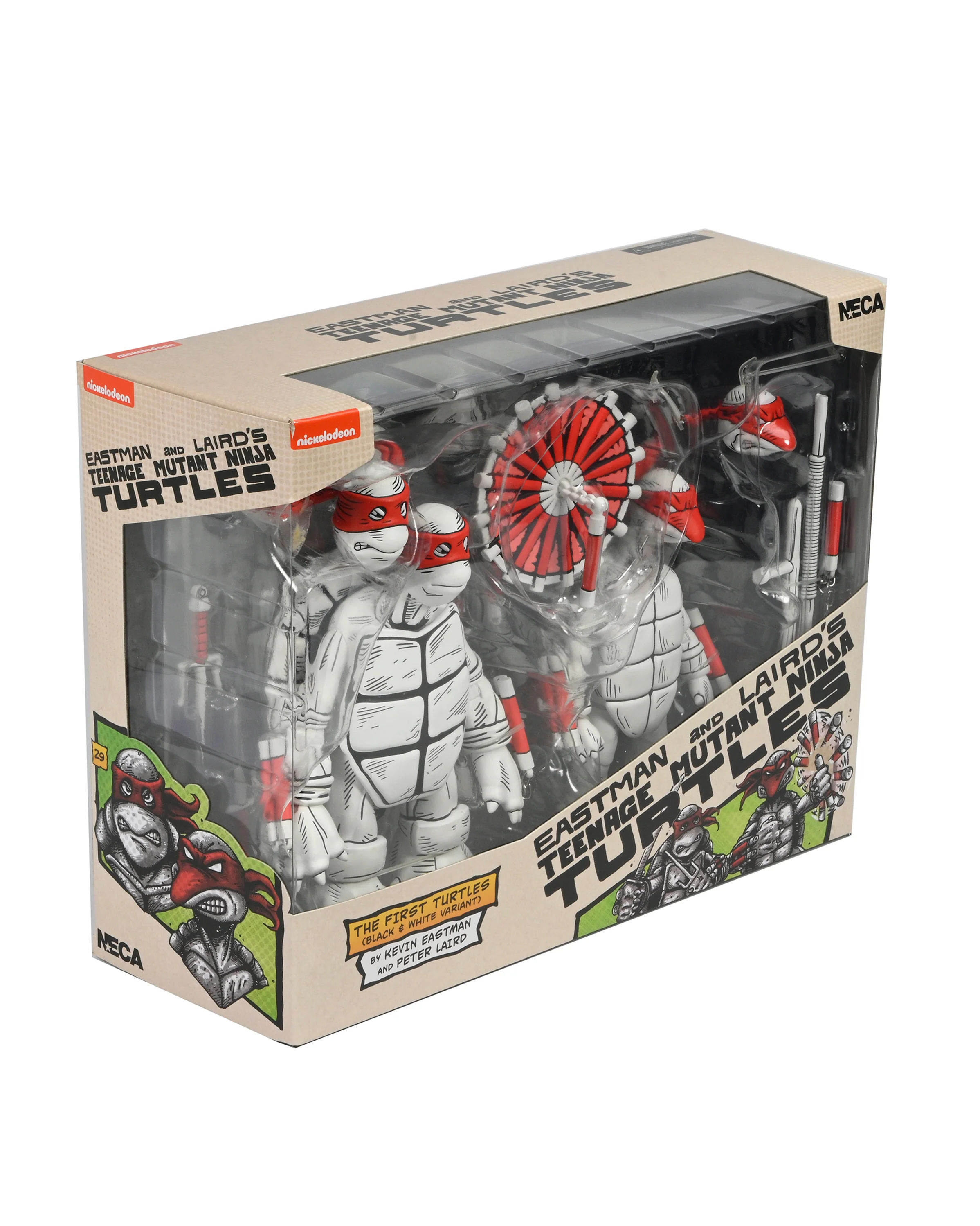 Teenage Mutant Ninja Turtles (Mirage Comics) - Black and White First Turtles 7" Scale Action Figure 2-Pack - Image 15