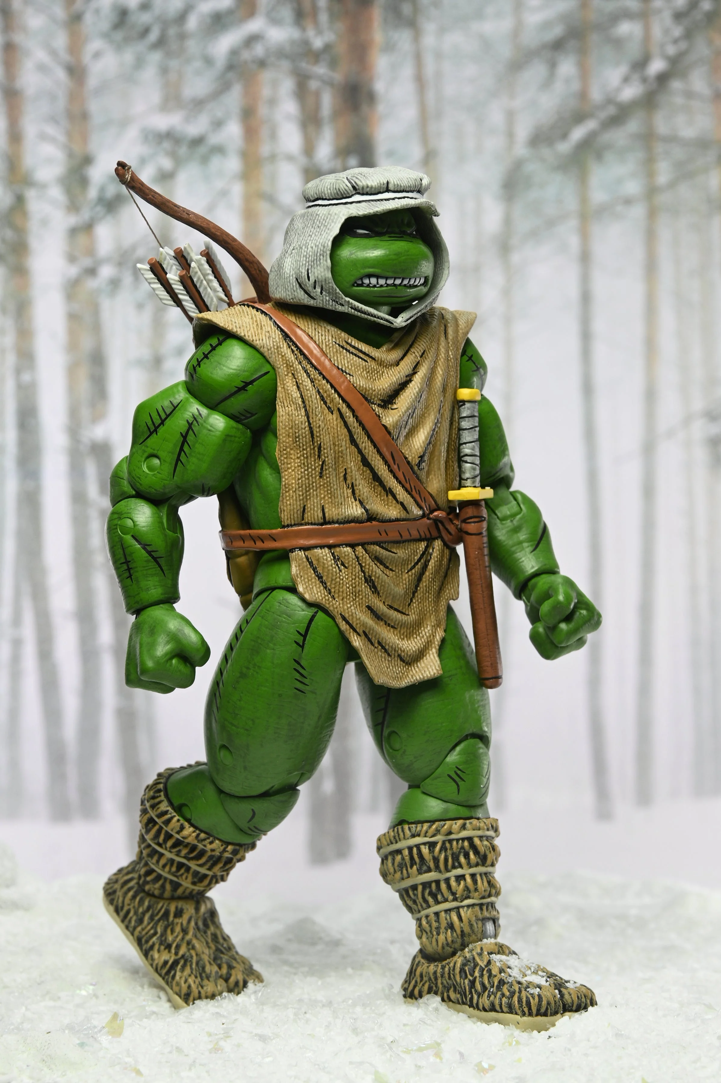 Teenage Mutant Ninja Turtles (Mirage Comics) - Hunter Leonardo 7" Scale Action Figure - Image 4