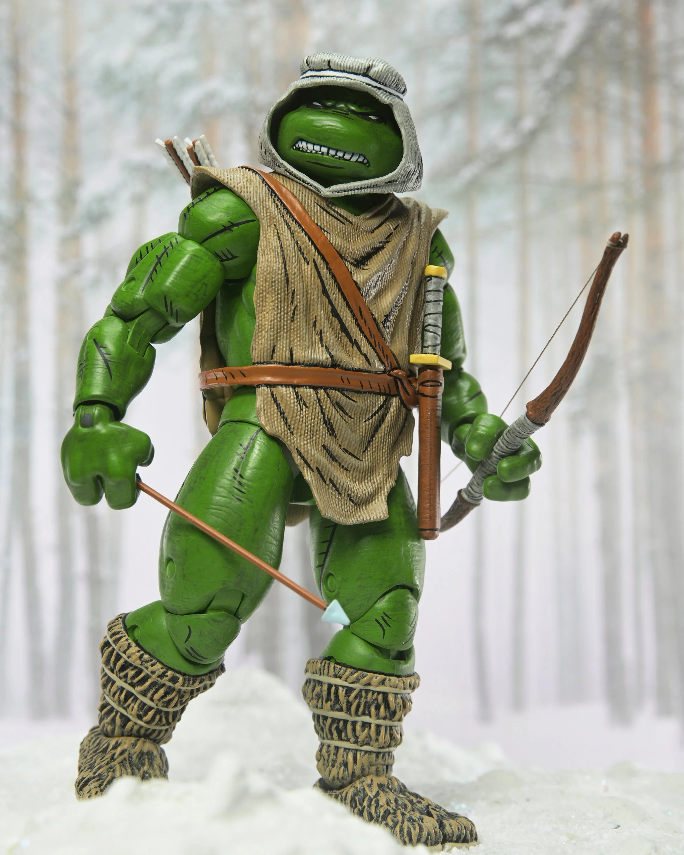 Teenage Mutant Ninja Turtles (Mirage Comics) - Hunter Leonardo 7" Scale Action Figure - Image 7