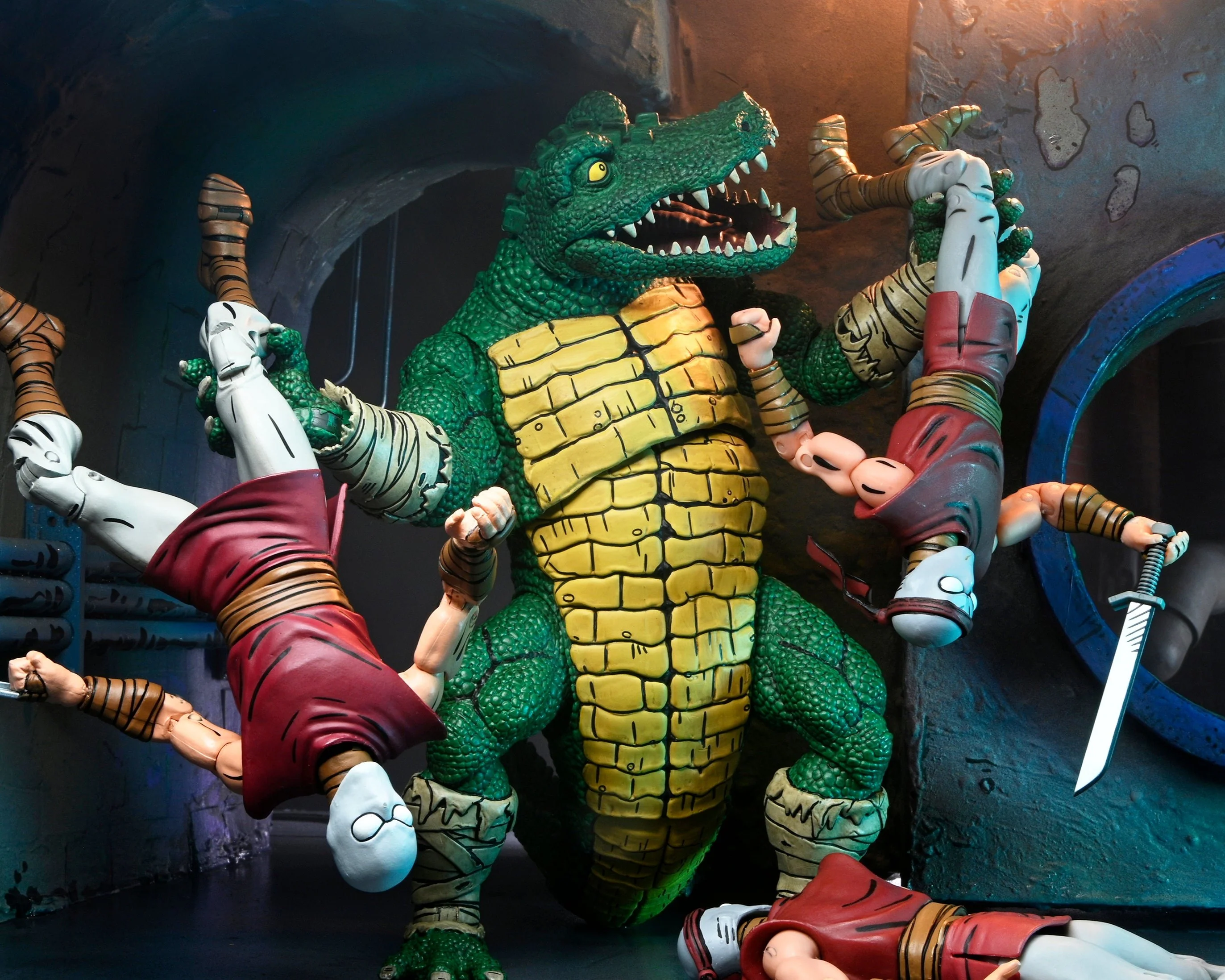 Teenage Mutant Ninja Turtles (Mirage Comics) - Leatherhead Deluxe 7" Scale Action Figure - Image 3