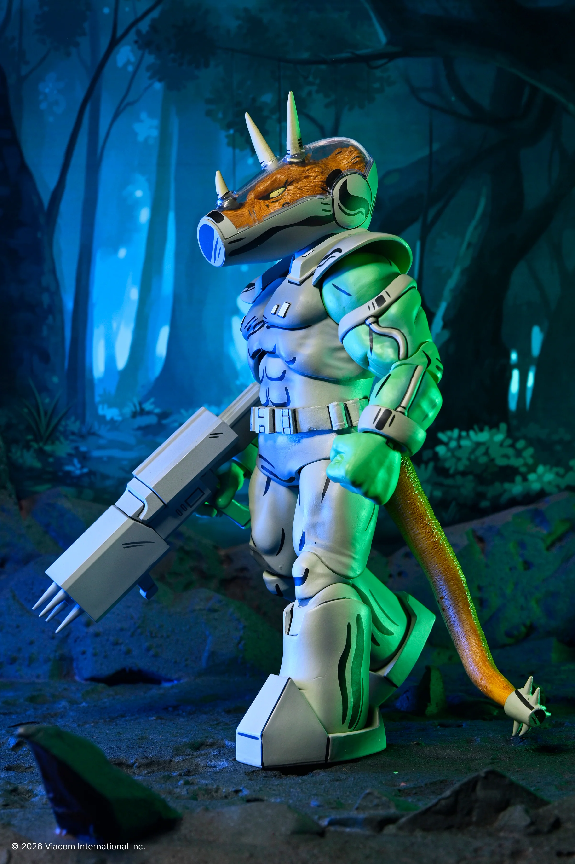 Teenage Mutant Ninja Turtles (Mirage Comics) - Shock Commando Triceraton 7ā Scale Action Figure (PRE-ORDER) - Image 5