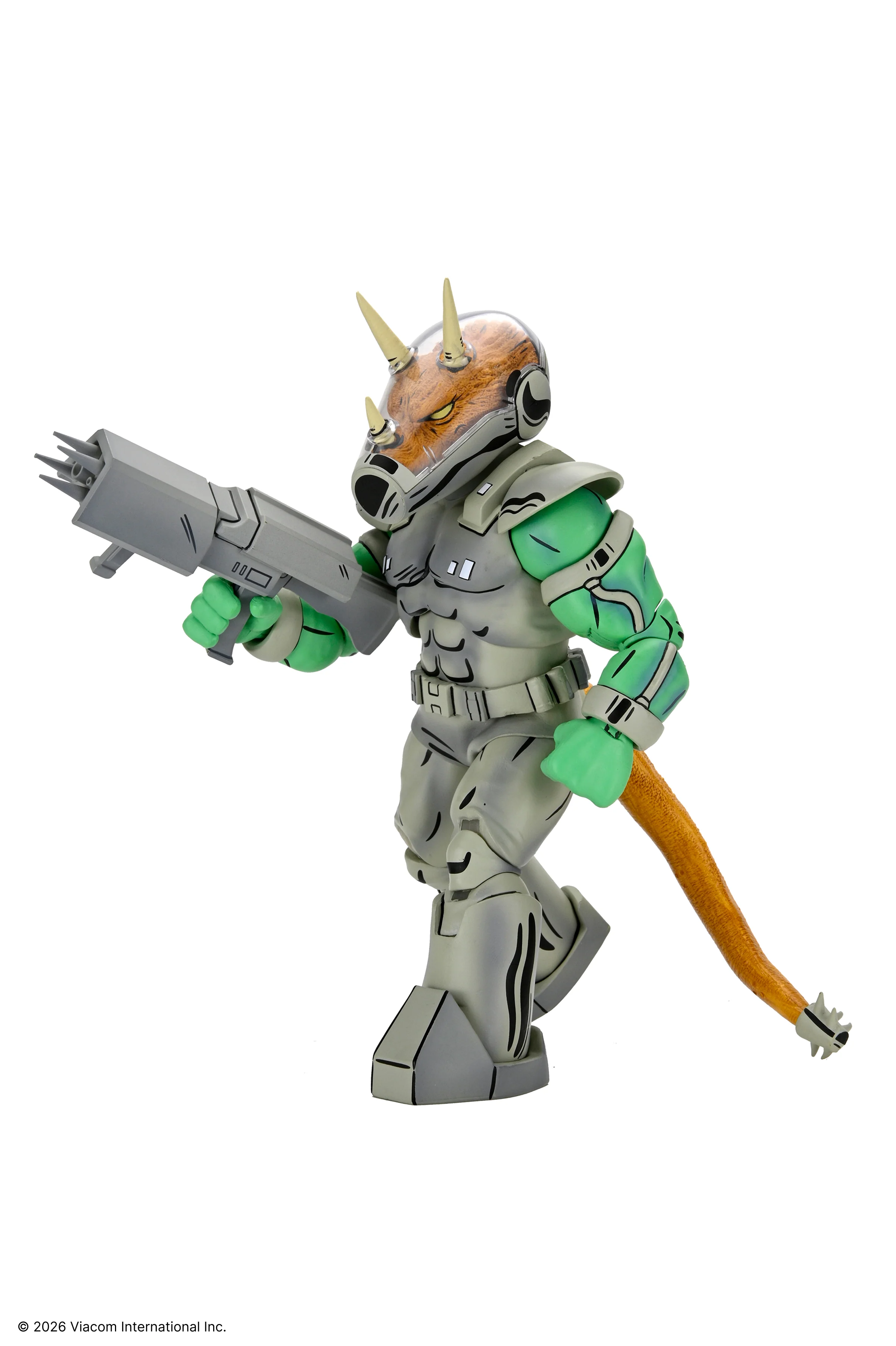 Teenage Mutant Ninja Turtles (Mirage Comics) - Shock Commando Triceraton 7ā Scale Action Figure (PRE-ORDER) - Image 7