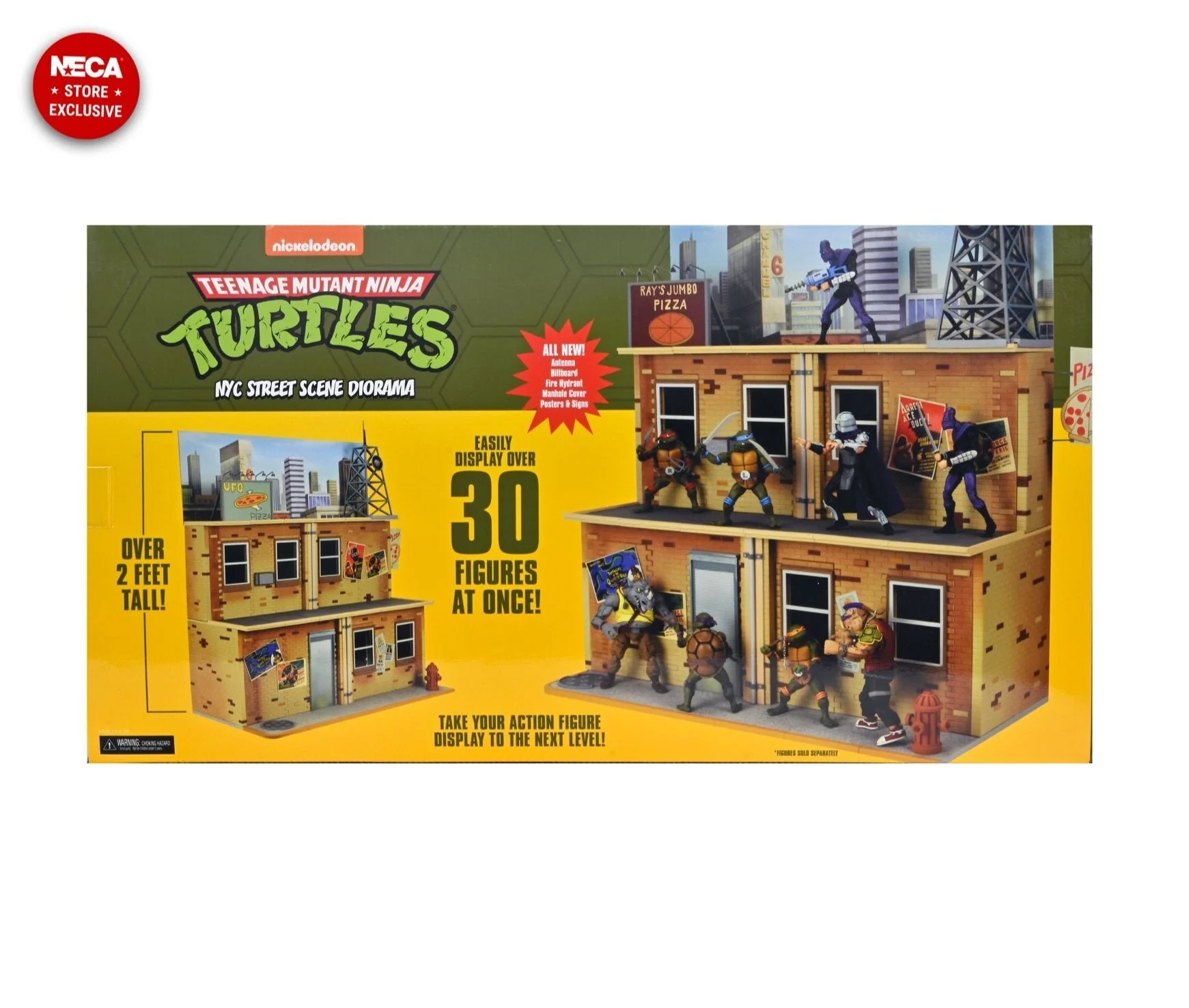Teenage Mutant Ninja Turtles (Cartoon) – Street Scene Diorama - Image 4