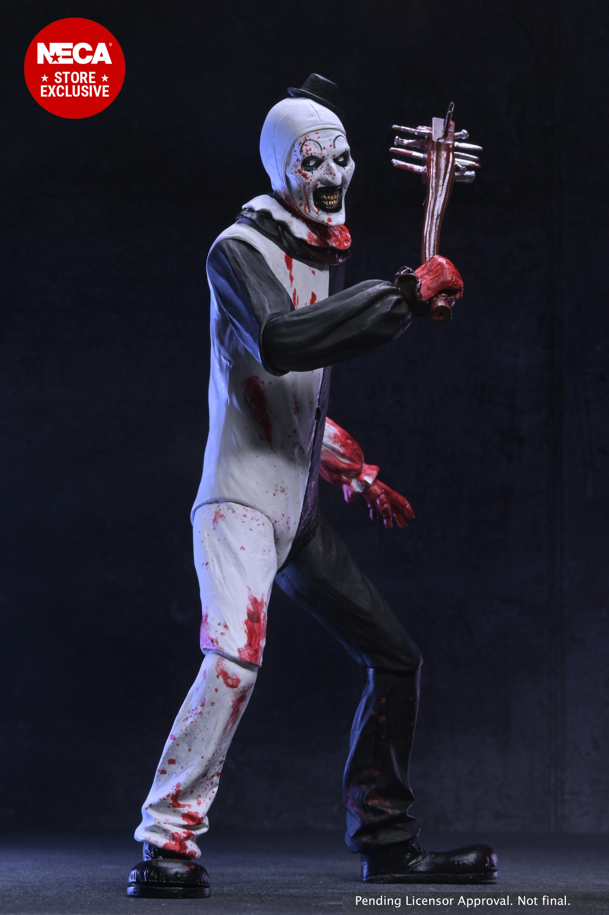 Terrifier - Bloody Art the Clown 1/4 Scale Action Figure (PRE-ORDER) (NECA STORE EXCLUSIVE) - Image 3