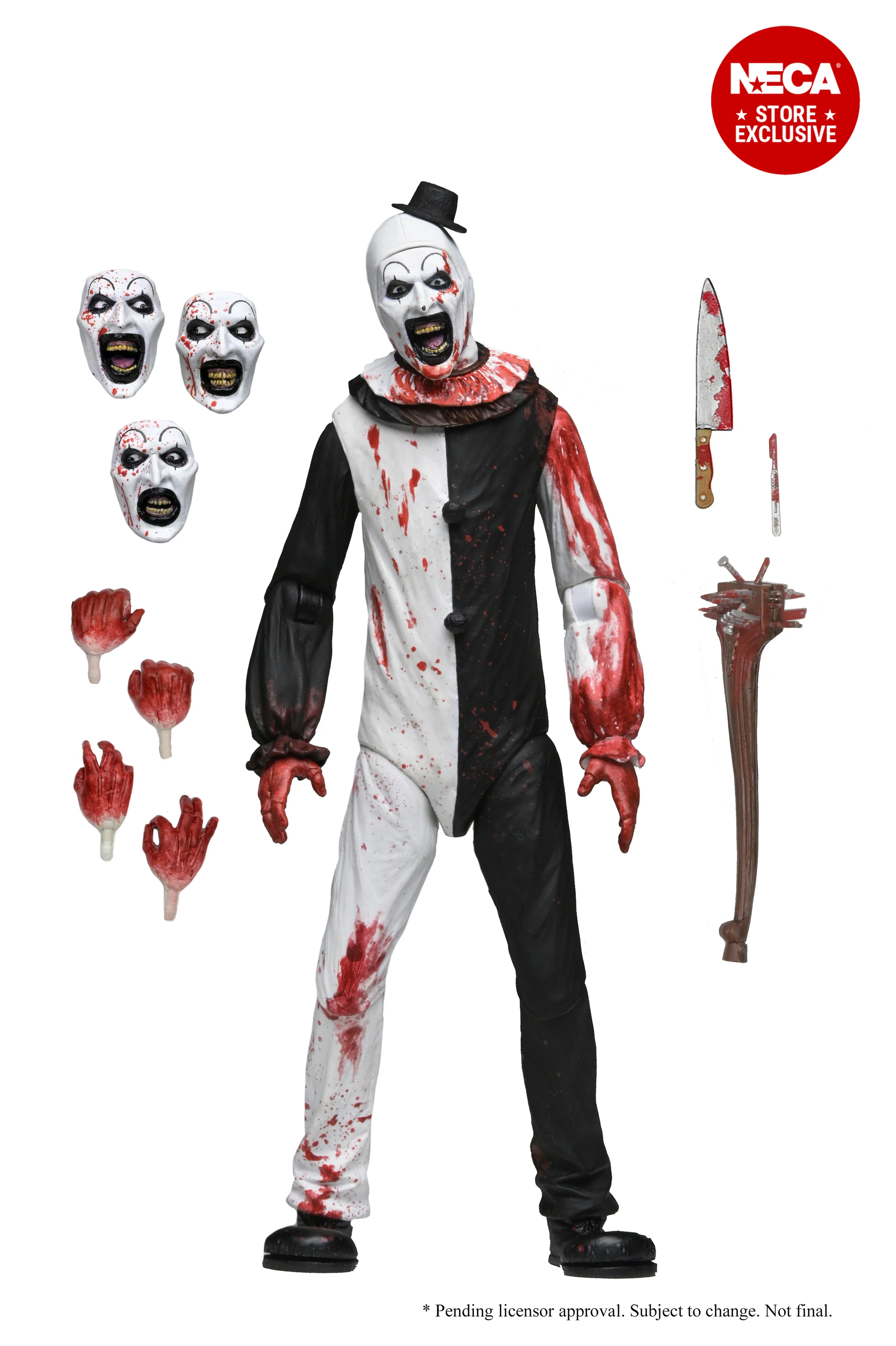 Terrifier - Bloody Art the Clown 1/4 Scale Action Figure (PRE-ORDER) (NECA STORE EXCLUSIVE) - Image 5