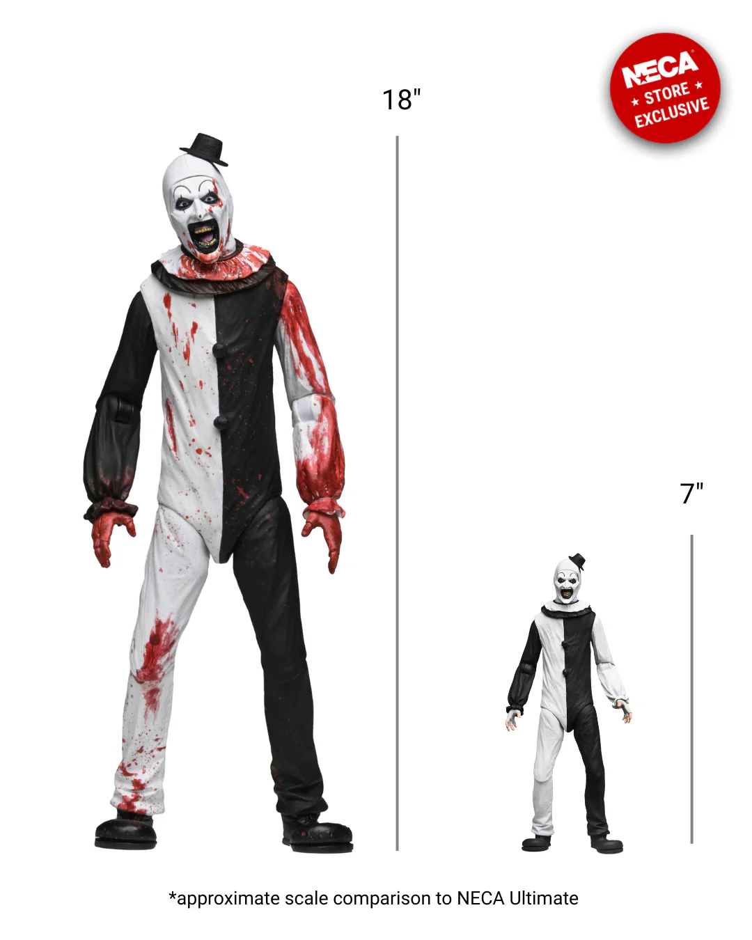 Terrifier - Bloody Art the Clown 1/4 Scale Action Figure (PRE-ORDER) (NECA STORE EXCLUSIVE) - Image 6