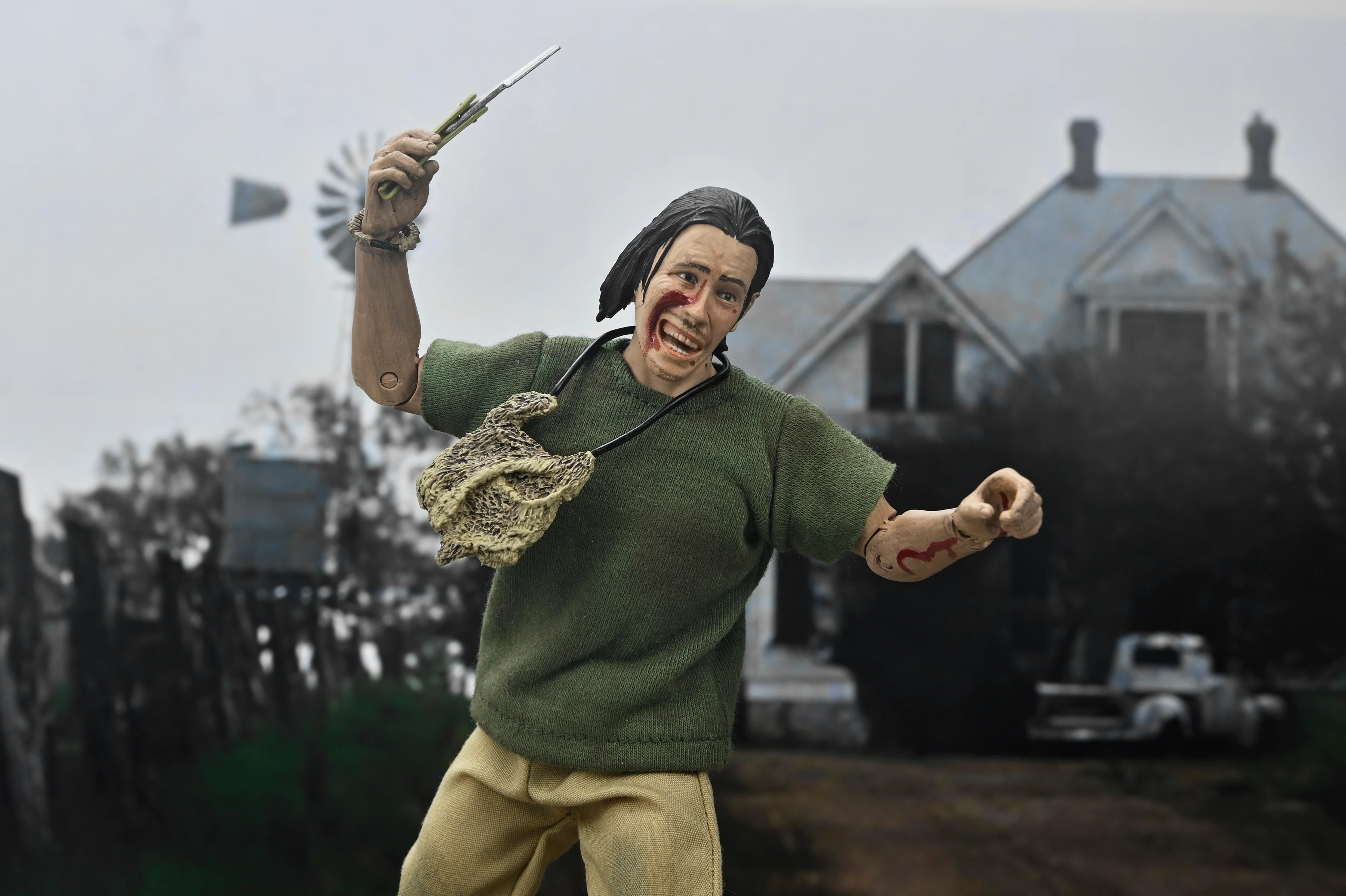 Texas Chainsaw Massacre - 50th Anniversary Hitchhiker 8" Clothed Action Figure - Image 6