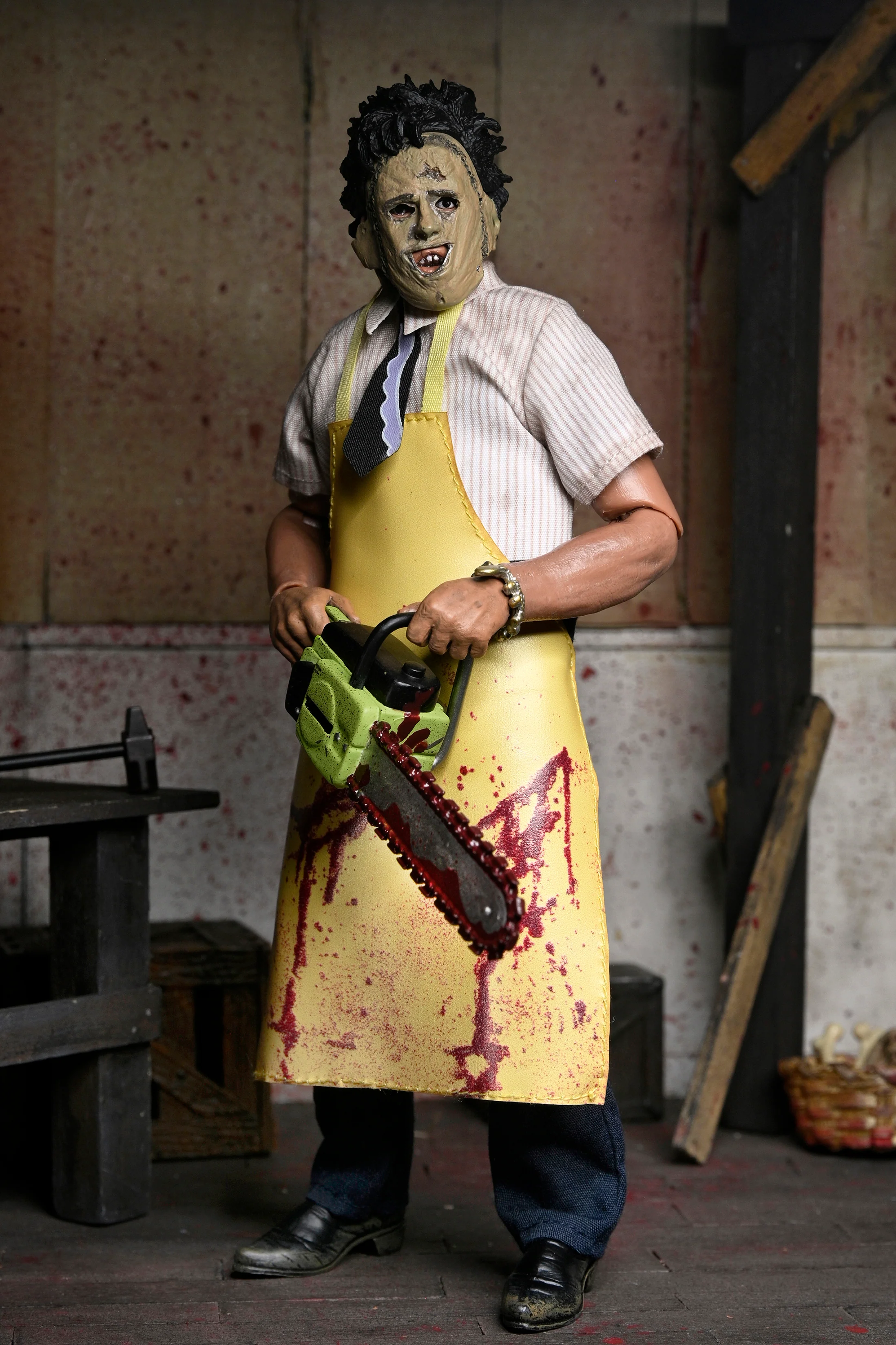 Texas Chainsaw Massacre - Leatherface 8" Clothed Action Figure in Window Box Packaging (PRE-ORDER) - Image 6