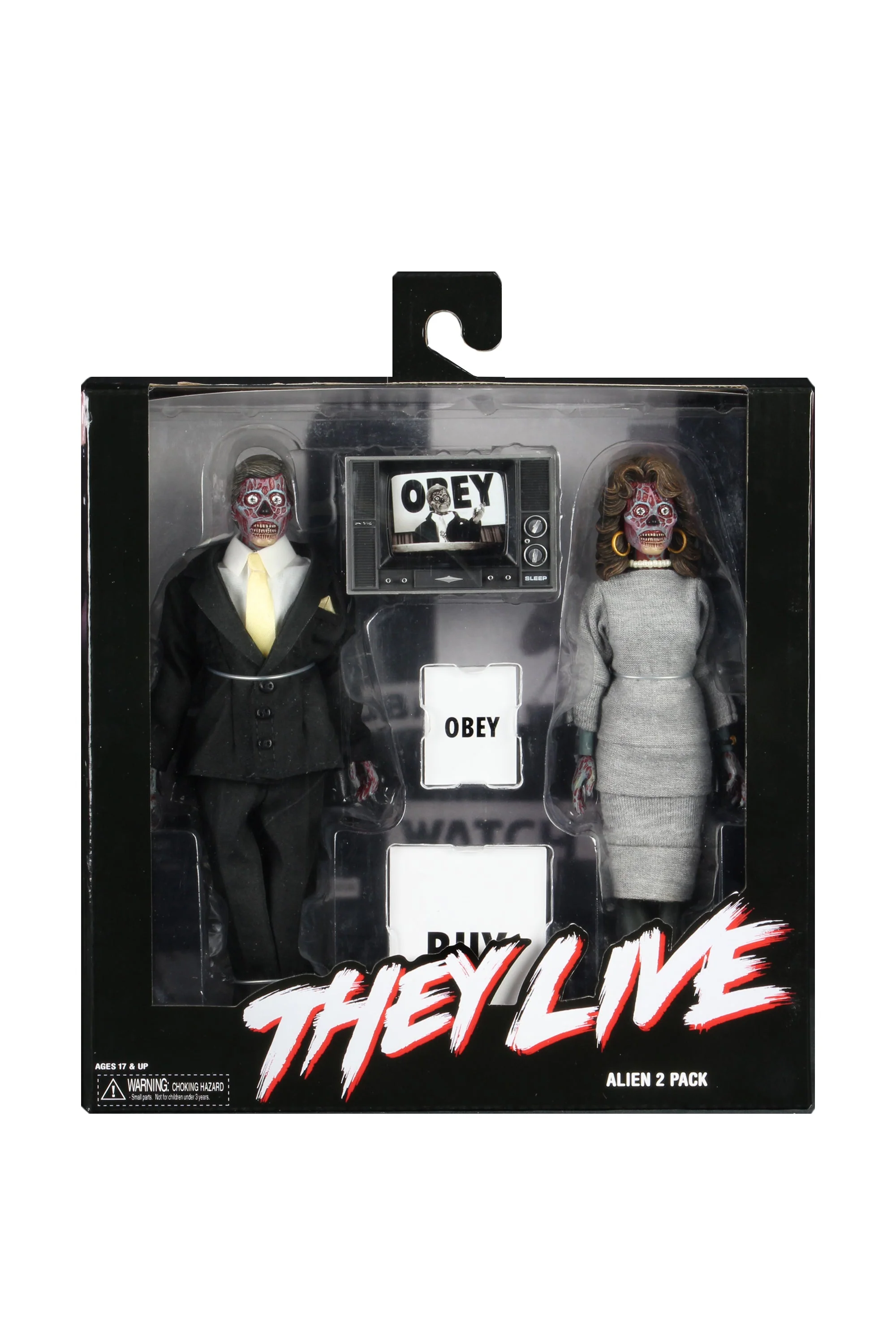 They Live - 8" Clothed Action Figures (Alien 2-Pack) - Image 8