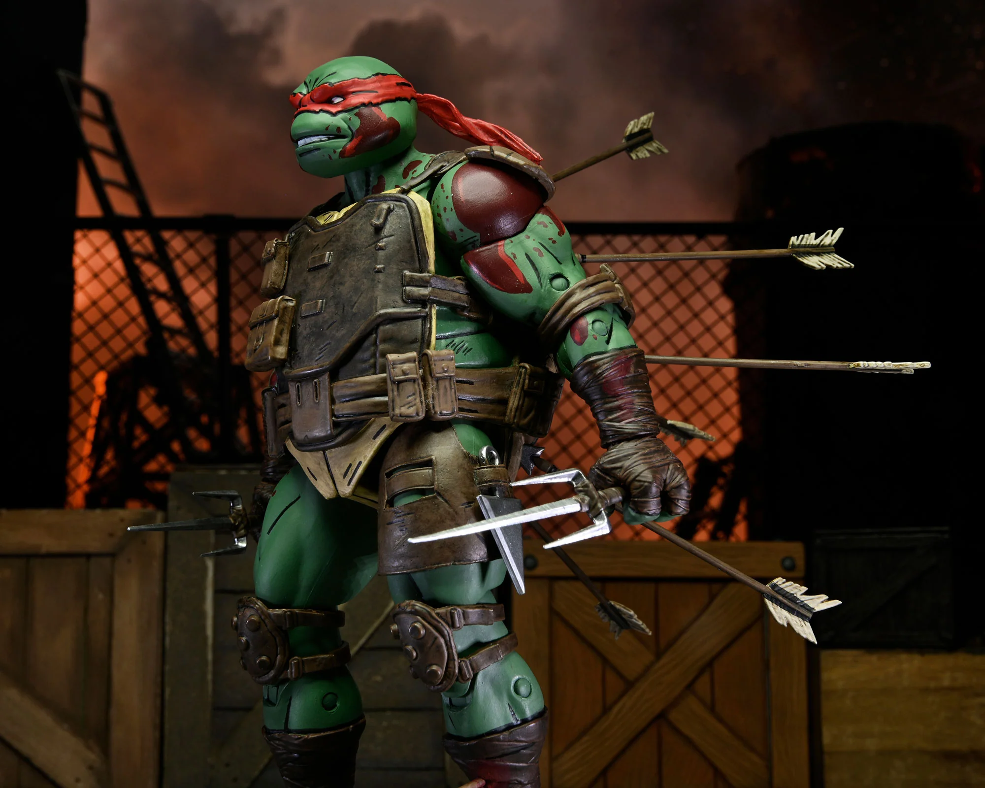 Teenage Mutant Ninja Turtles (The Last Ronin) - 7" Scale Action Figure - Ultimate First to Fall Raphael - Image 3