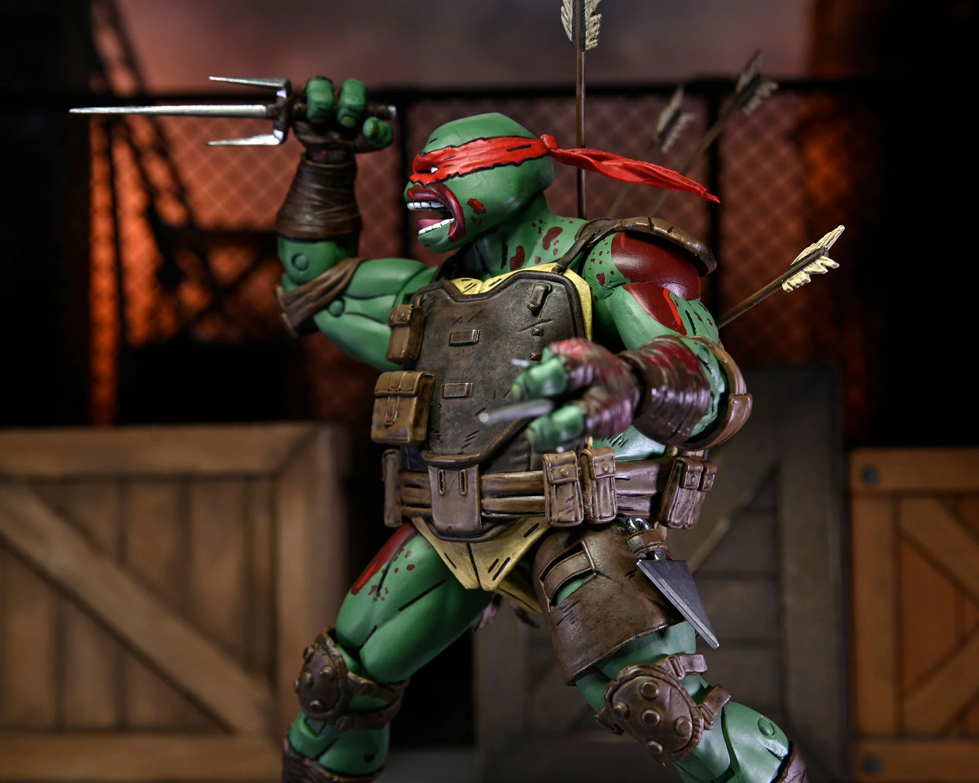 Teenage Mutant Ninja Turtles (The Last Ronin) - 7" Scale Action Figure - Ultimate First to Fall Raphael - Image 5