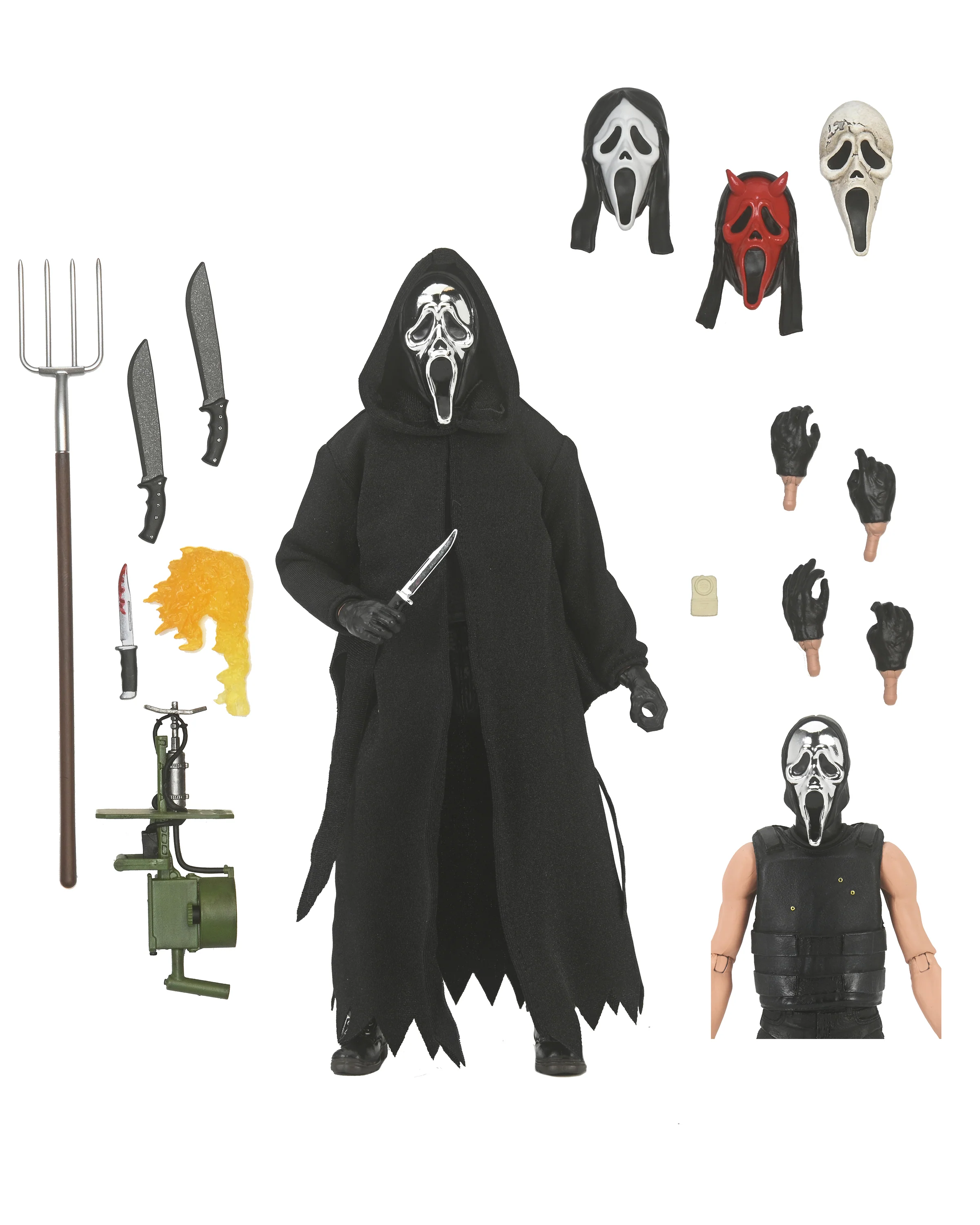 Ghost Face - Ultimate Ghost Face Inferno 7ā Scale Action Figure - Image 3