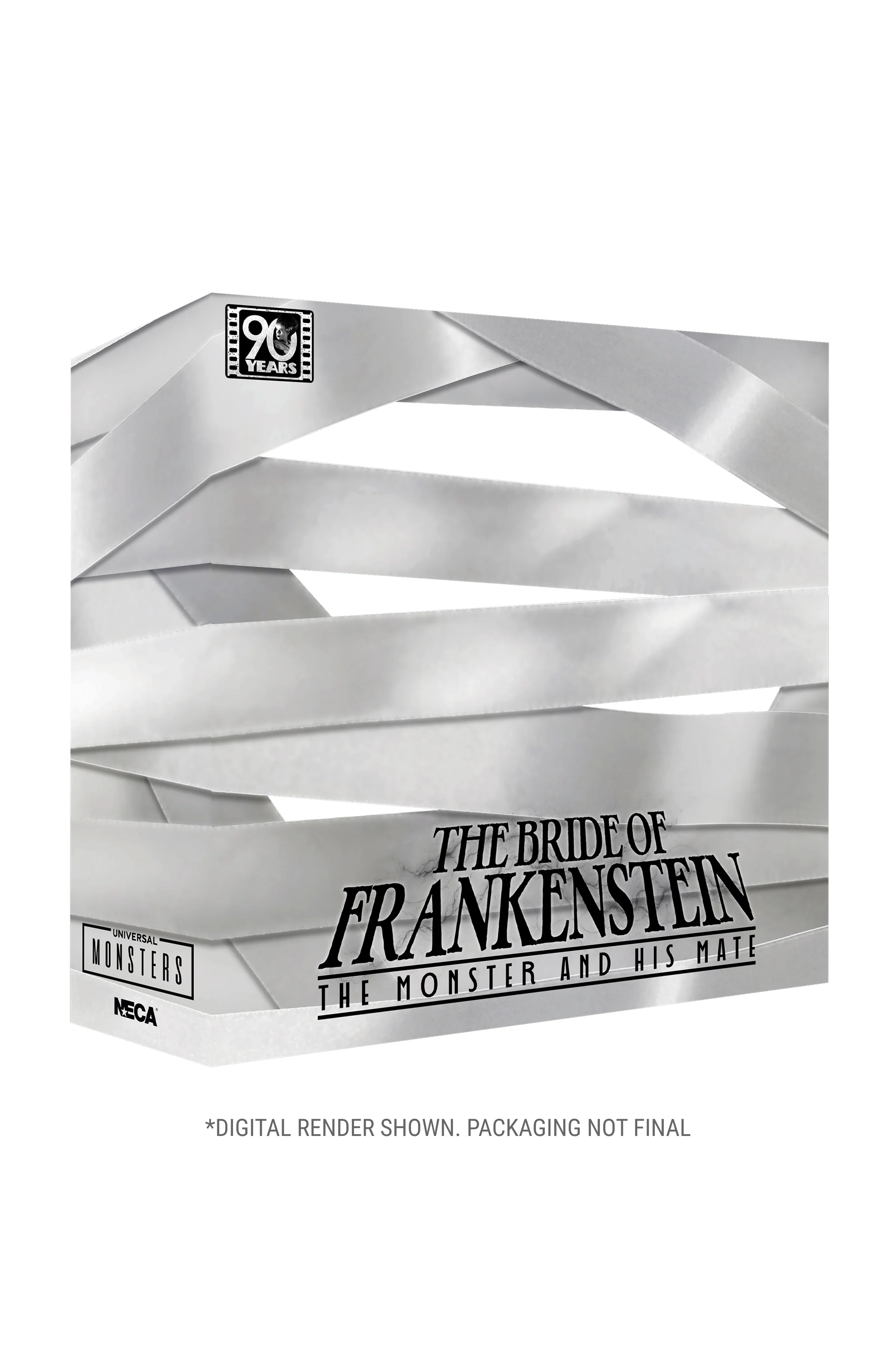 Universal Monsters - The Bride of Frankenstein 90th Anniversary The Monster and His Bride 7ā Scale Action Figure 2-Pack (PRE-ORDER) - Image 11