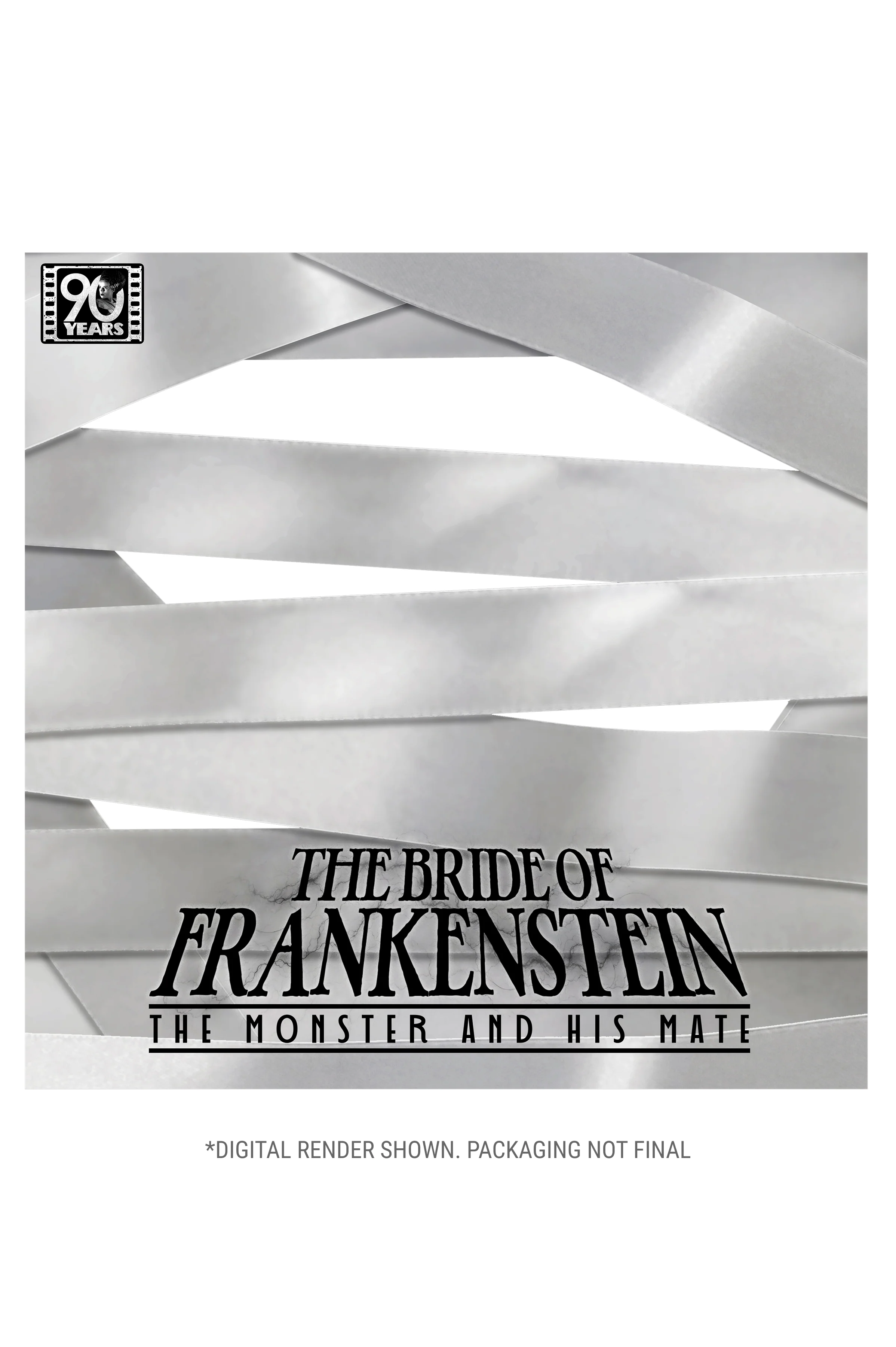 Universal Monsters - The Bride of Frankenstein 90th Anniversary The Monster and His Bride 7ā Scale Action Figure 2-Pack (PRE-ORDER) - Image 12
