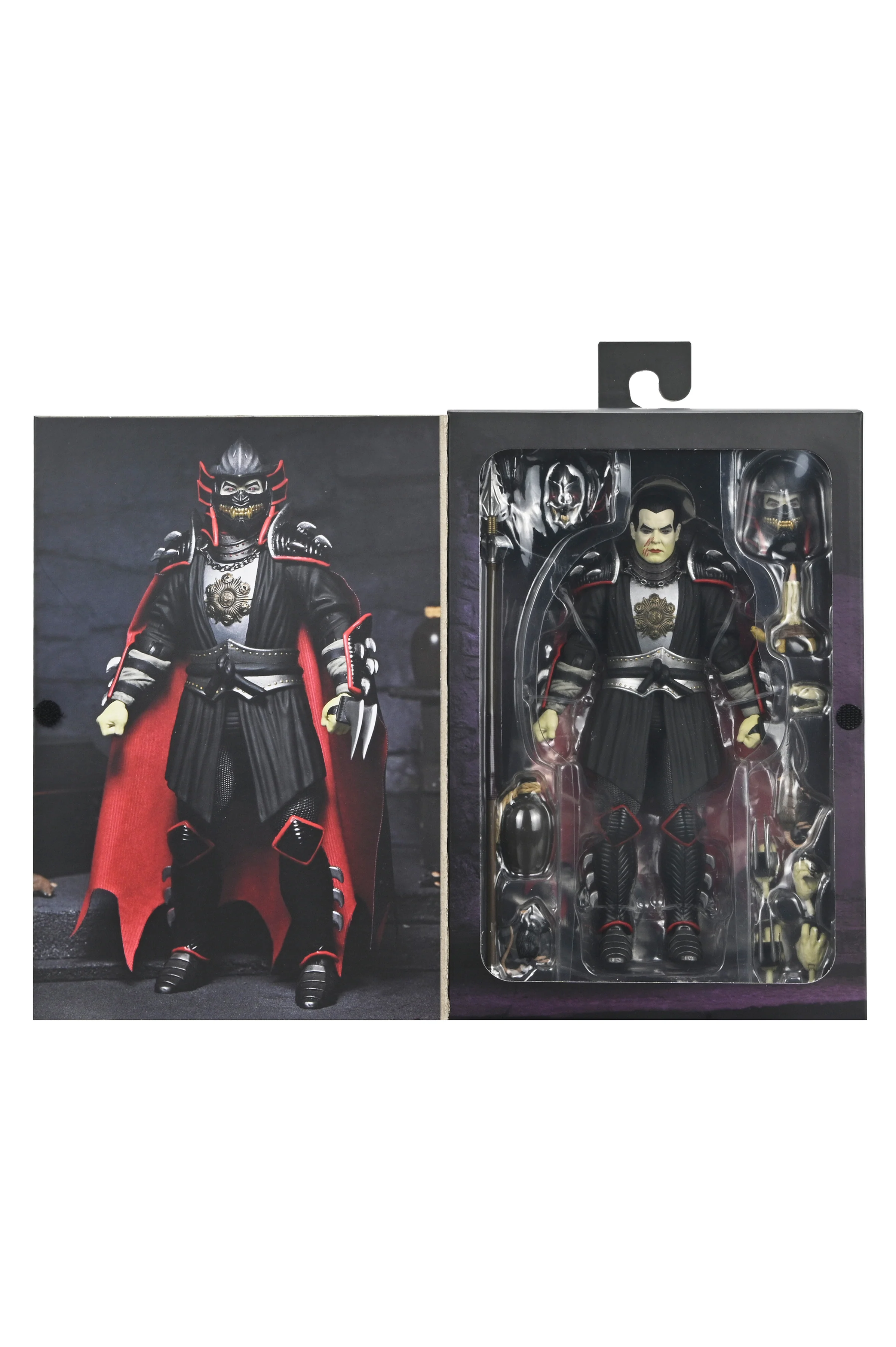 Universal Monsters x Teenage Mutant Ninja Turtles - Shredder as Dracula and Splinter as Van Helsing 7" Scale Action Figure Bundle - Image 11