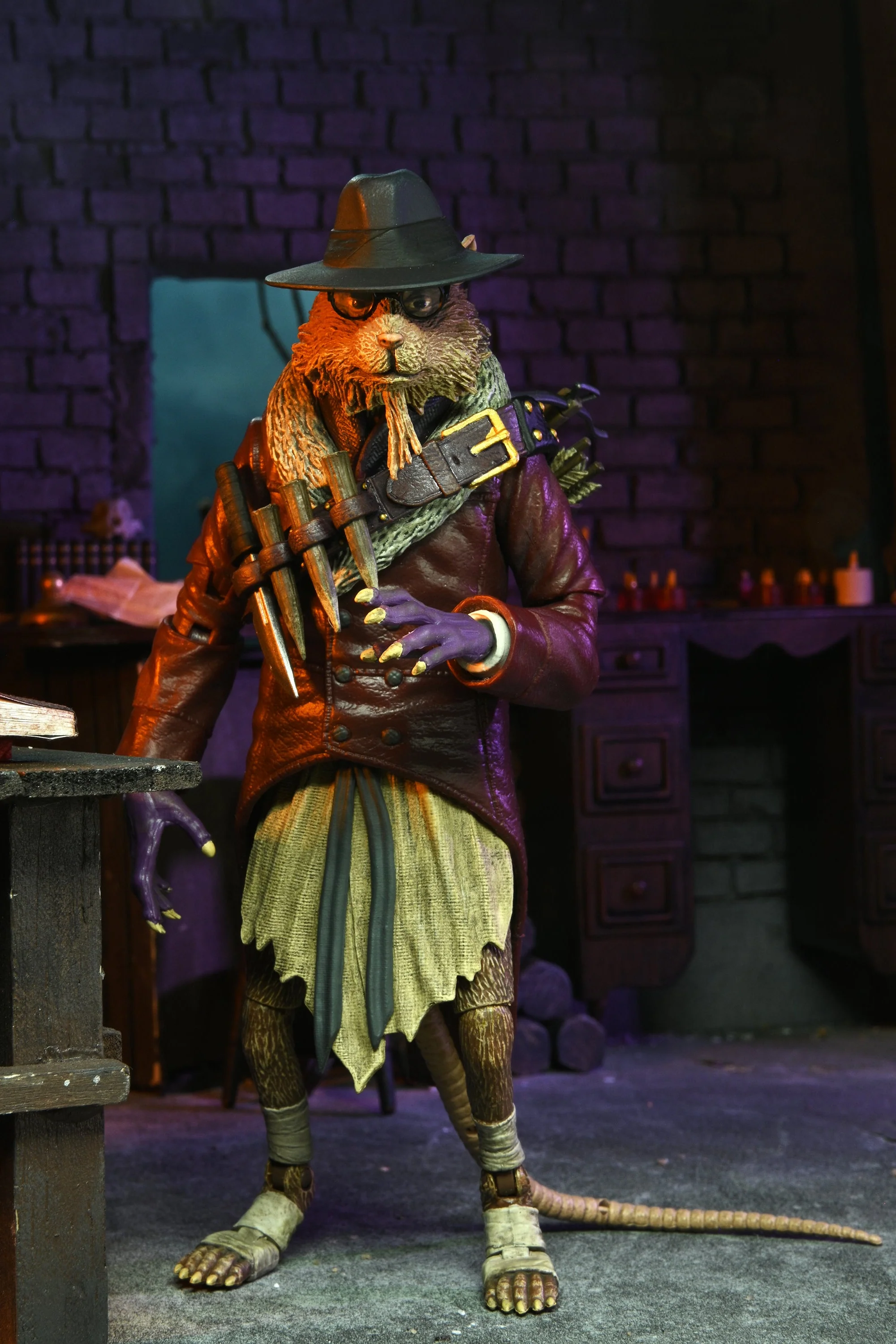 Universal Monsters x Teenage Mutant Ninja Turtles - Shredder as Dracula and Splinter as Van Helsing 7" Scale Action Figure Bundle - Image 19