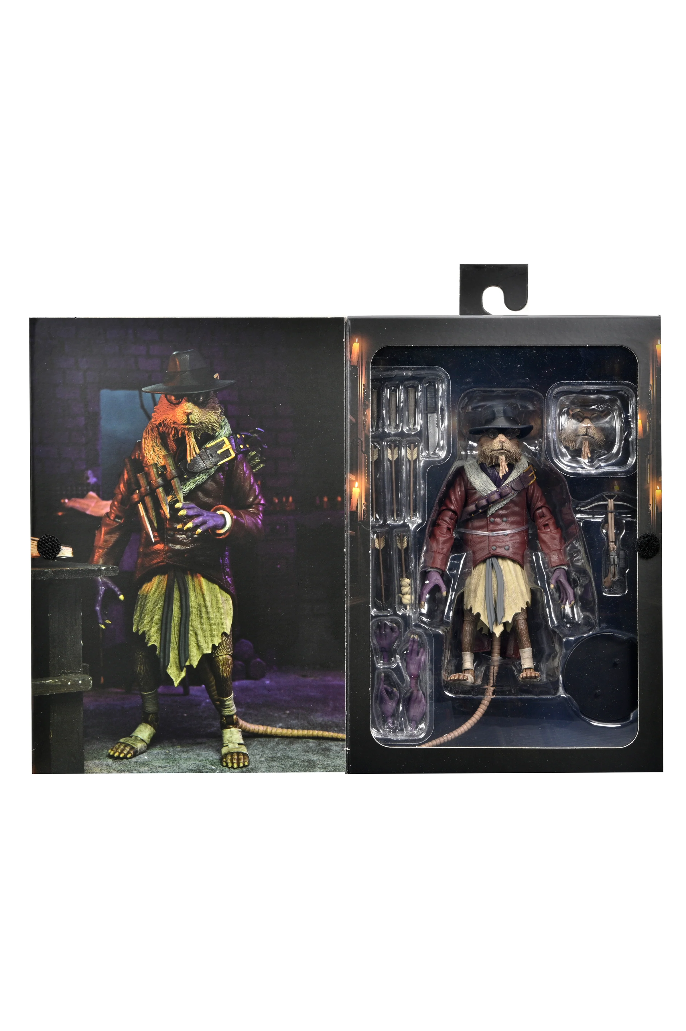 Universal Monsters x Teenage Mutant Ninja Turtles - Shredder as Dracula and Splinter as Van Helsing 7" Scale Action Figure Bundle - Image 24