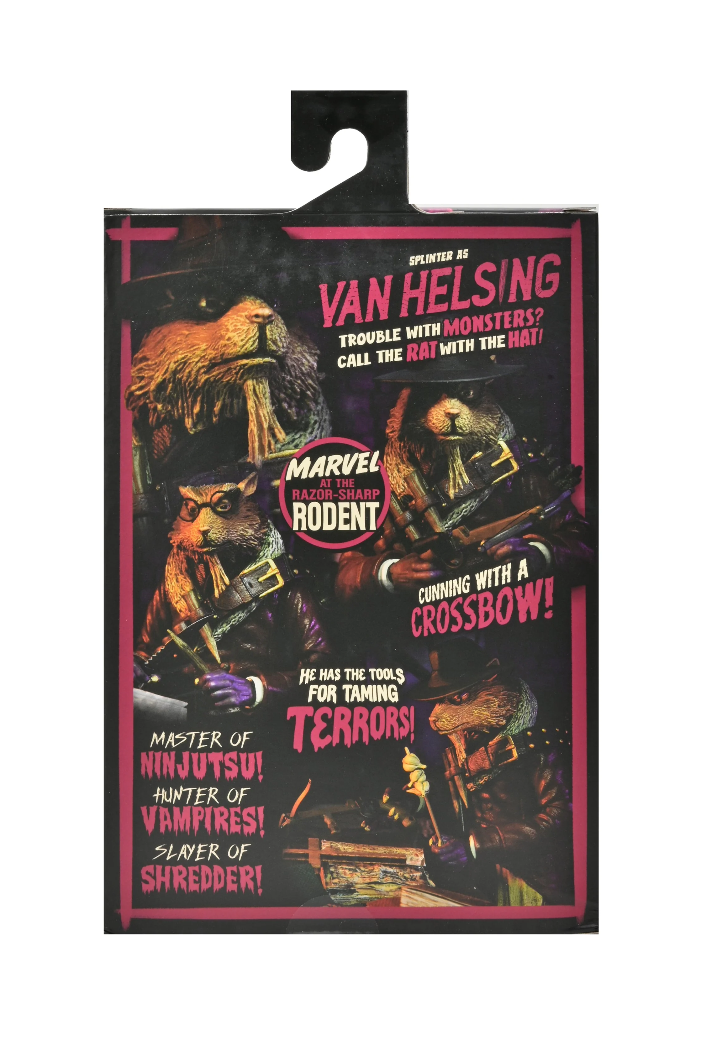 Universal Monsters x Teenage Mutant Ninja Turtles - Shredder as Dracula and Splinter as Van Helsing 7" Scale Action Figure Bundle - Image 26