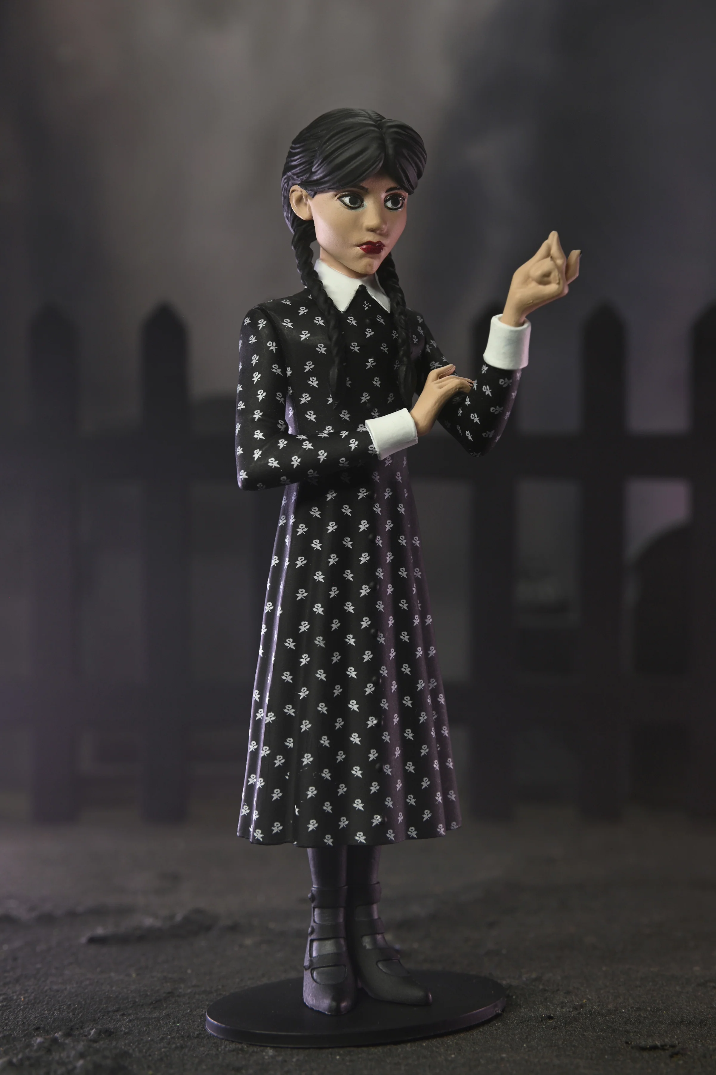 Wednesday - Toony Terrors Wednesday Addams (Classic Dress) 6" Scale Action Figure - Image 3