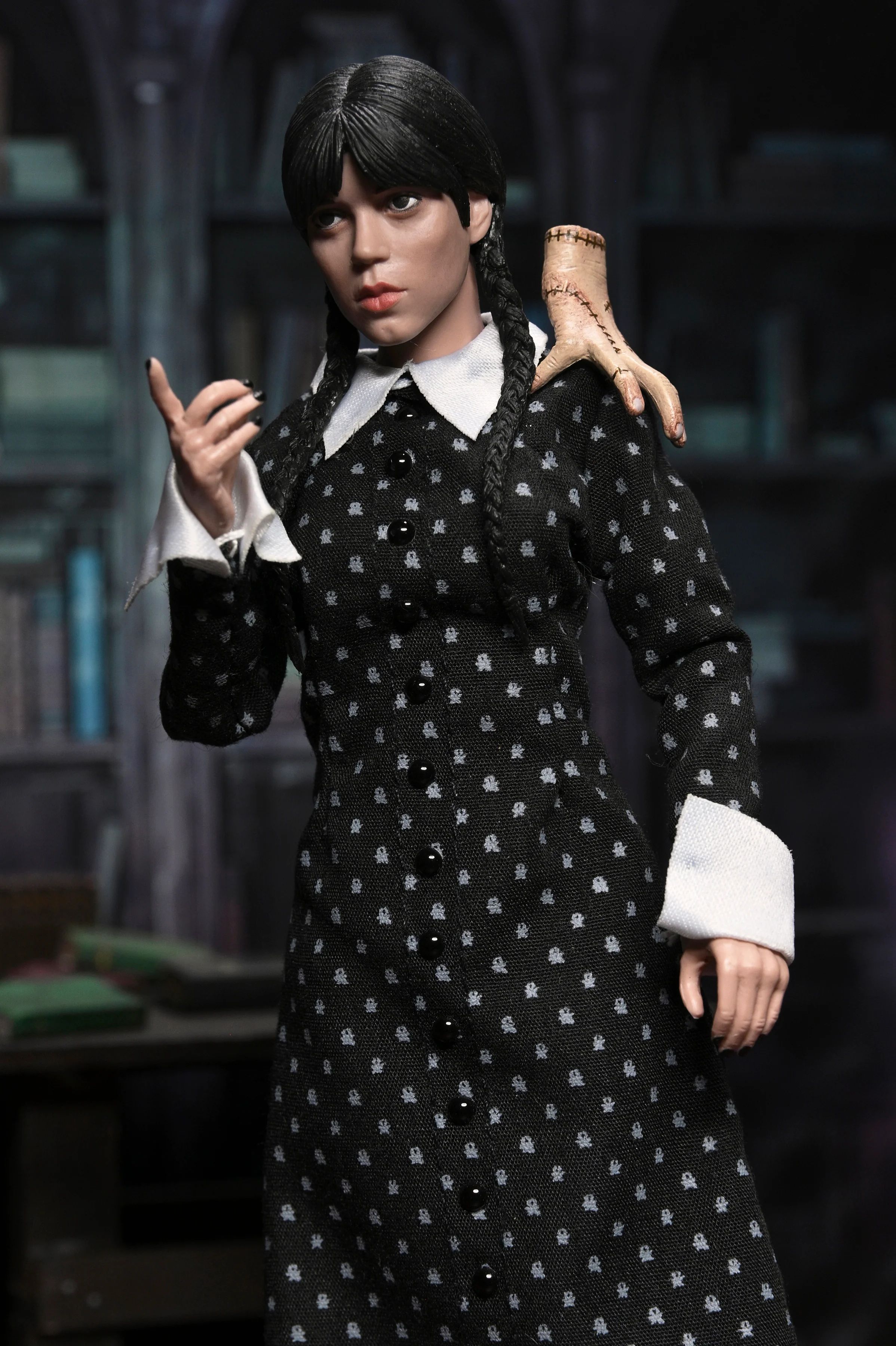 Wednesday - Wednesday Addams (Classic Dress) 8" Clothed Action Figure - Image 3